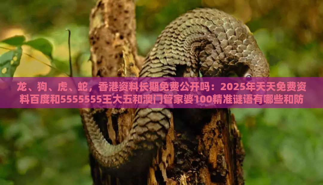 龙、狗、虎、蛇，香港资料长期免费公开吗：2025年天天免费资料百度和5555555王大五和澳门管家婆100精准谜语有哪些和防范不实广告危害-直观释义、专家解读解释与落实​